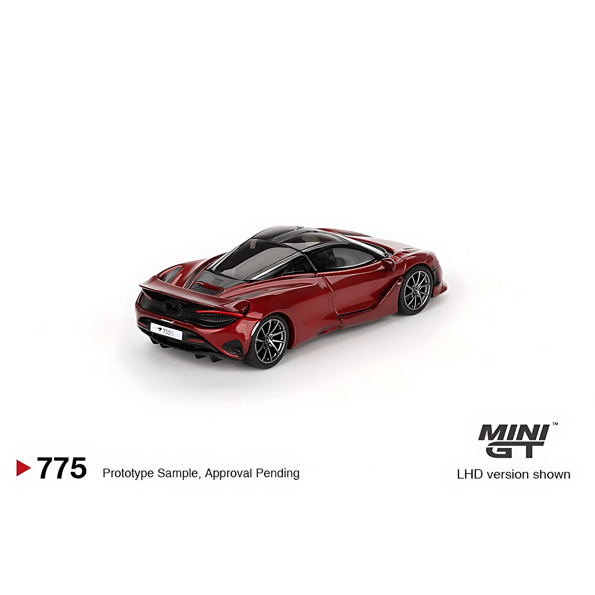 McLaren 750S Amaranth Red RHD Mini GT 1/64 - MGT00775 - R