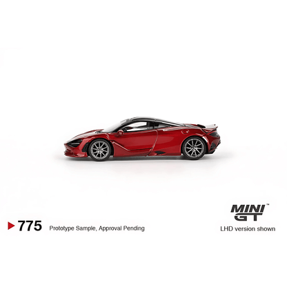 McLaren 750S Amaranth Red RHD Mini GT 1/64 - MGT00775 - R