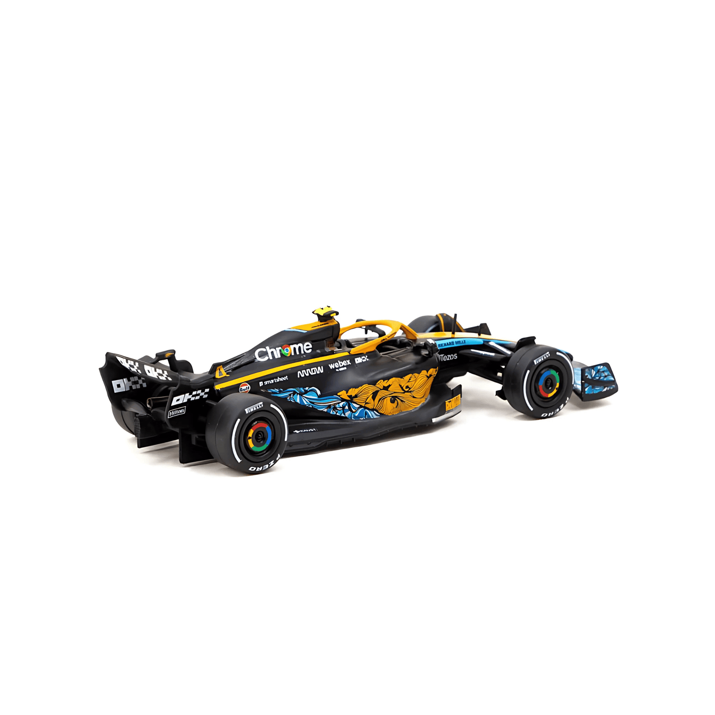 McLaren MCL36 #4 Lando Norris Abu Dhabi GP 2022 Tarmac Works & IXO Models 1/64 - T64G - F041 - LN3