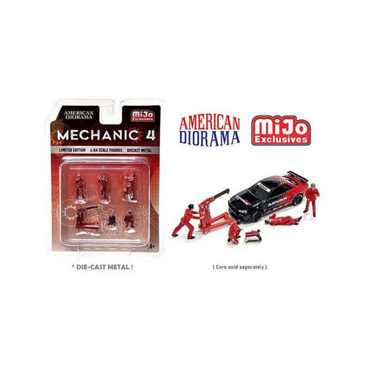 Mechanic Figure set #4 American Diorama 1/64 - AD-76487MJ