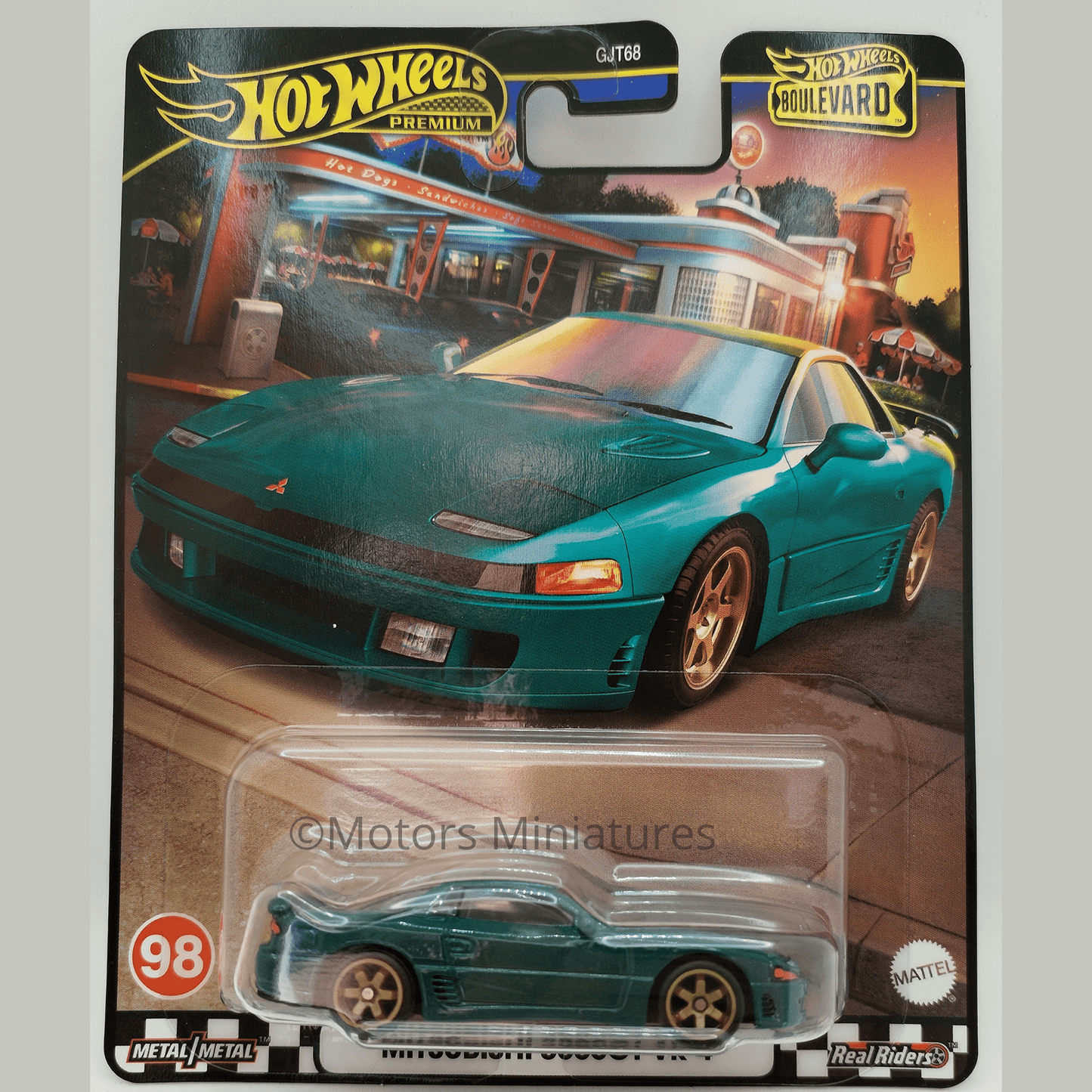 Mitsubishi 3000GT VR - 4 Hotwheels 1/64 - HRT68