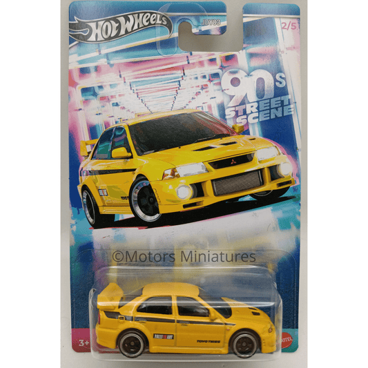 Mitsubishi Lancer Evo VI 90's Street Scene Hotwheels 1/64 - JCB58