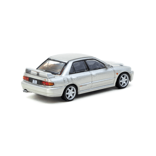 Mitsubishi Lancer GSR Evolution Argent Special Edition with Tarmac Cards Tarmac Works 1/64 - T64G - 048 - SL