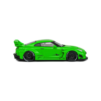 Nissan GT-R R35 LBWK Silhouette Acid Green Solido 1/43 - S4311207