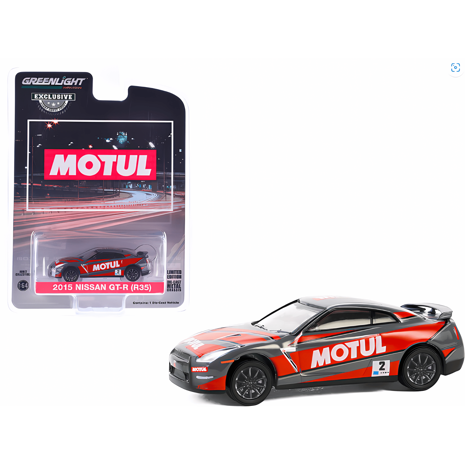 Nissan GT - R R35 Motul "Hobby Exclusive Series" Greenlight 1/64 - #30490