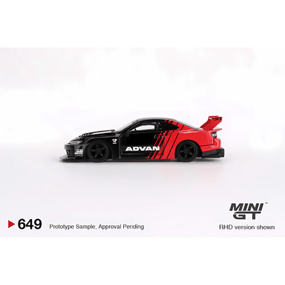 Nissan LB - Super Silhouette S15 Silvia ADVAN Mini GT 1/64 - MGT00649 - R