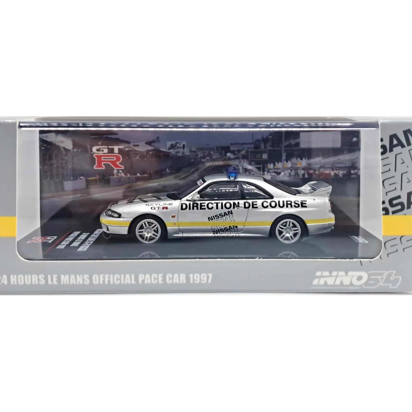 Nissan Skyline GT-R R33 24H Le Mans Official Pace Car 1997 Inno64 1/64 - in64R33LMPC