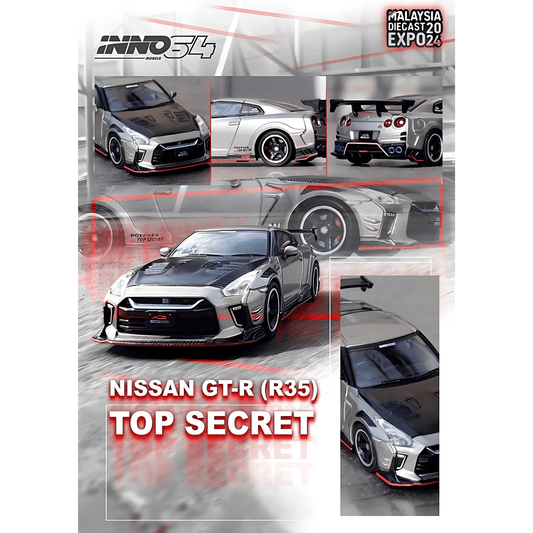 Nissan Skyline GT - R R35 "Top Secret" Inno64 1/64 - in64 - R35TS - MDX24