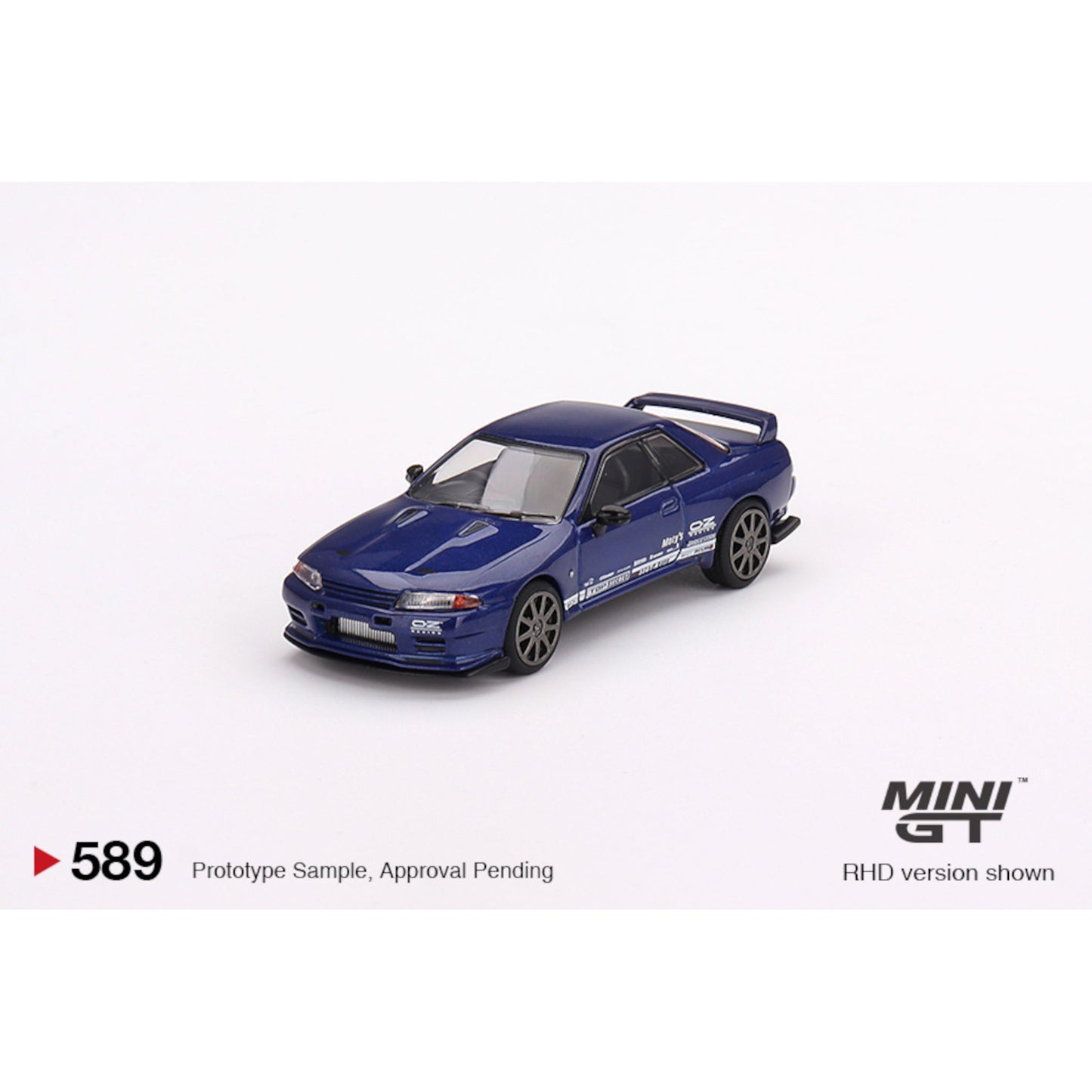 Nissan Skyline GT - R Top Secret VR32 Metallic Blue RHD Mini GT 1/64 - MGT00589 - R