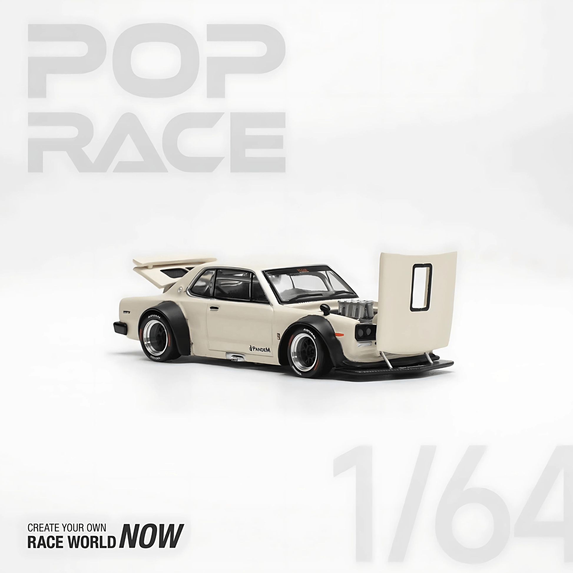 Nissan Skyline GT - R V8 Drift (Hakosuka) Pop Race 1/64 - PR640113