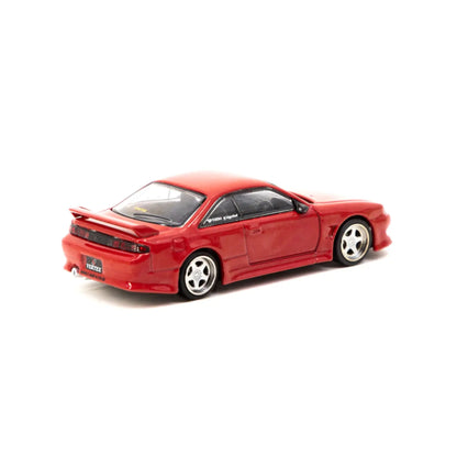 Nissan Vertex Silvia S14 rouge métallique Tarmac Works 1/64 | Motors Miniatures