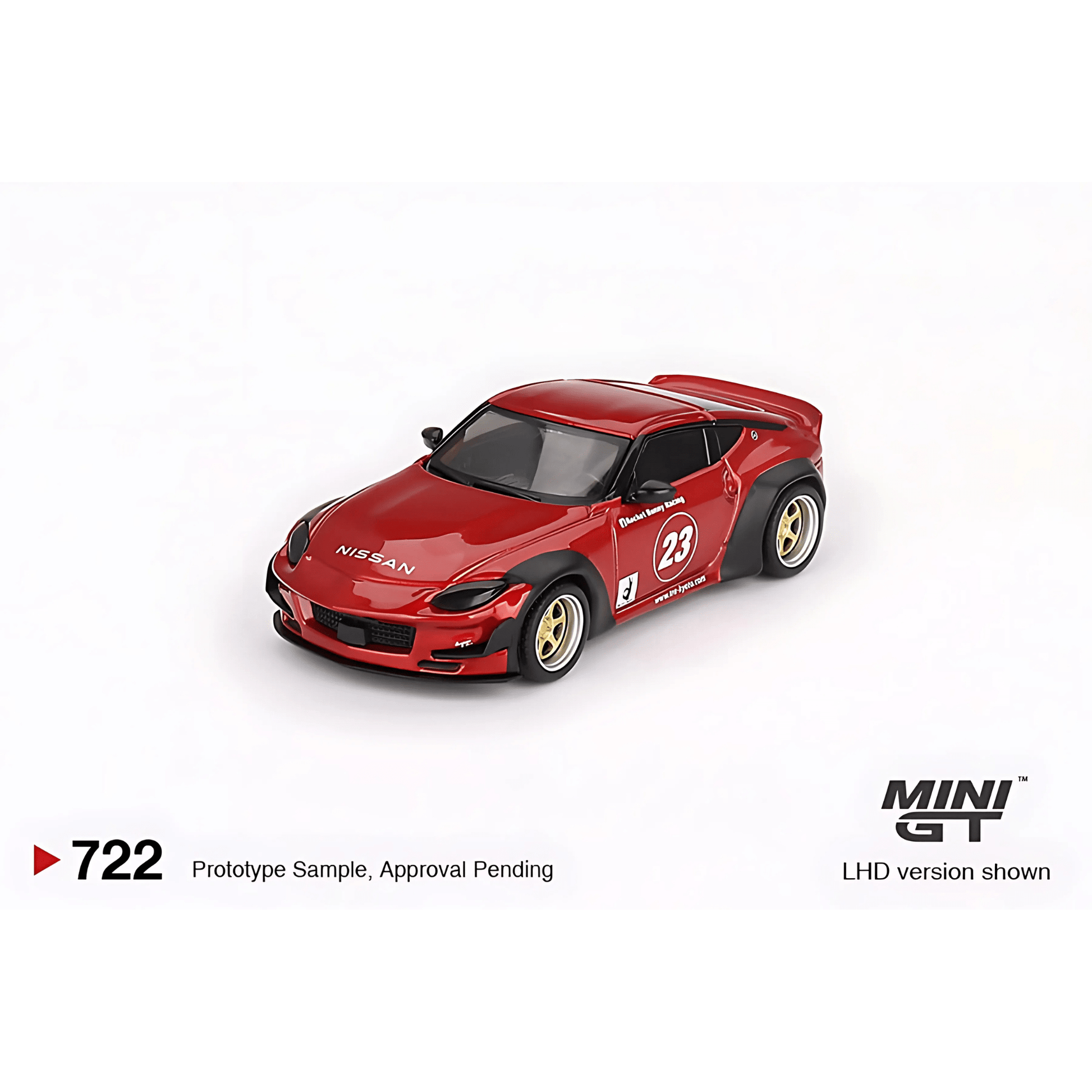 Nissan Z Pandem Passion Red Pandem LHD Passion Red Mini GT 1/64 - MGT00722 - L