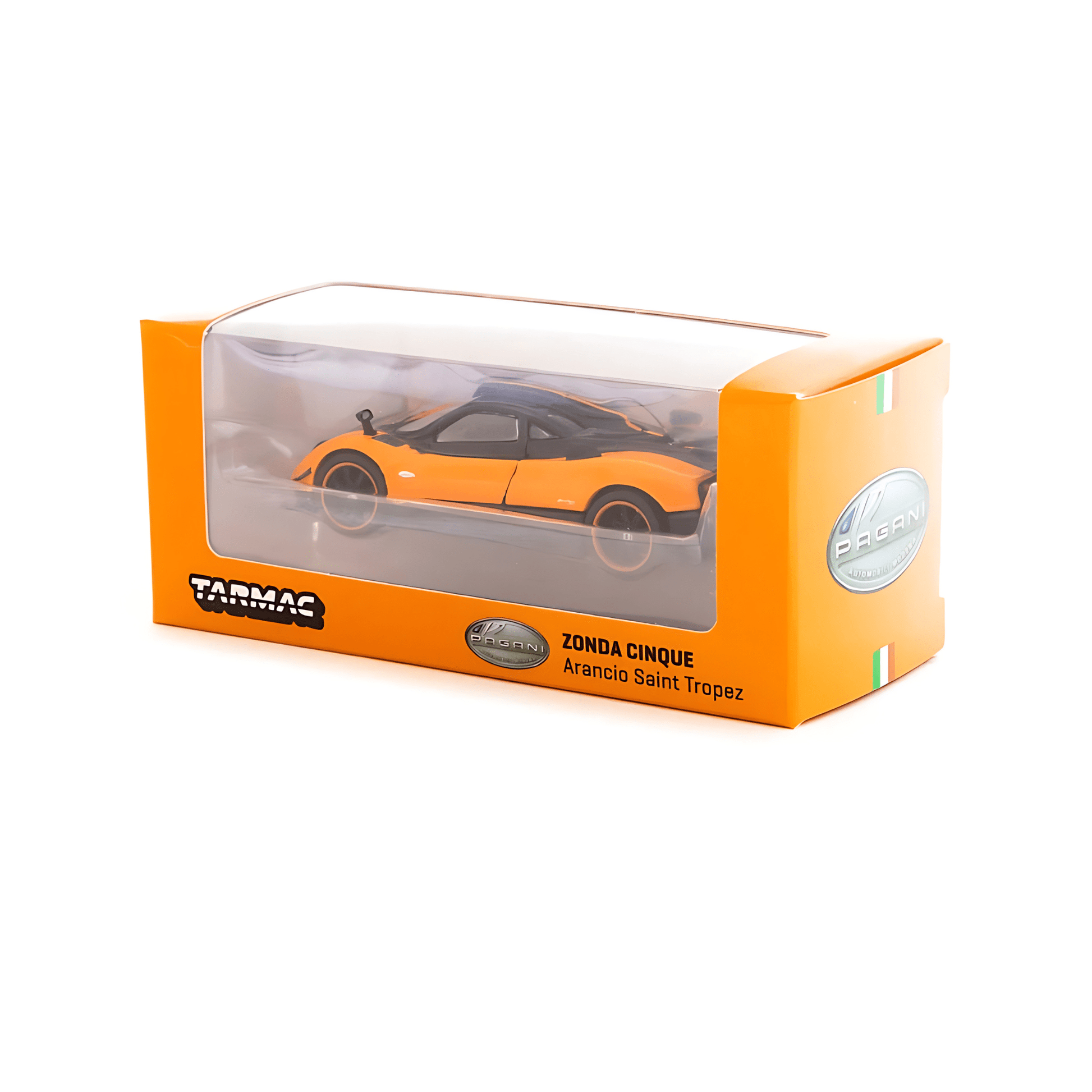 Pagani Zonda Cinque Arancio Saint Tropez Tarmac Works 1/64 - T64G - TL021 - OR