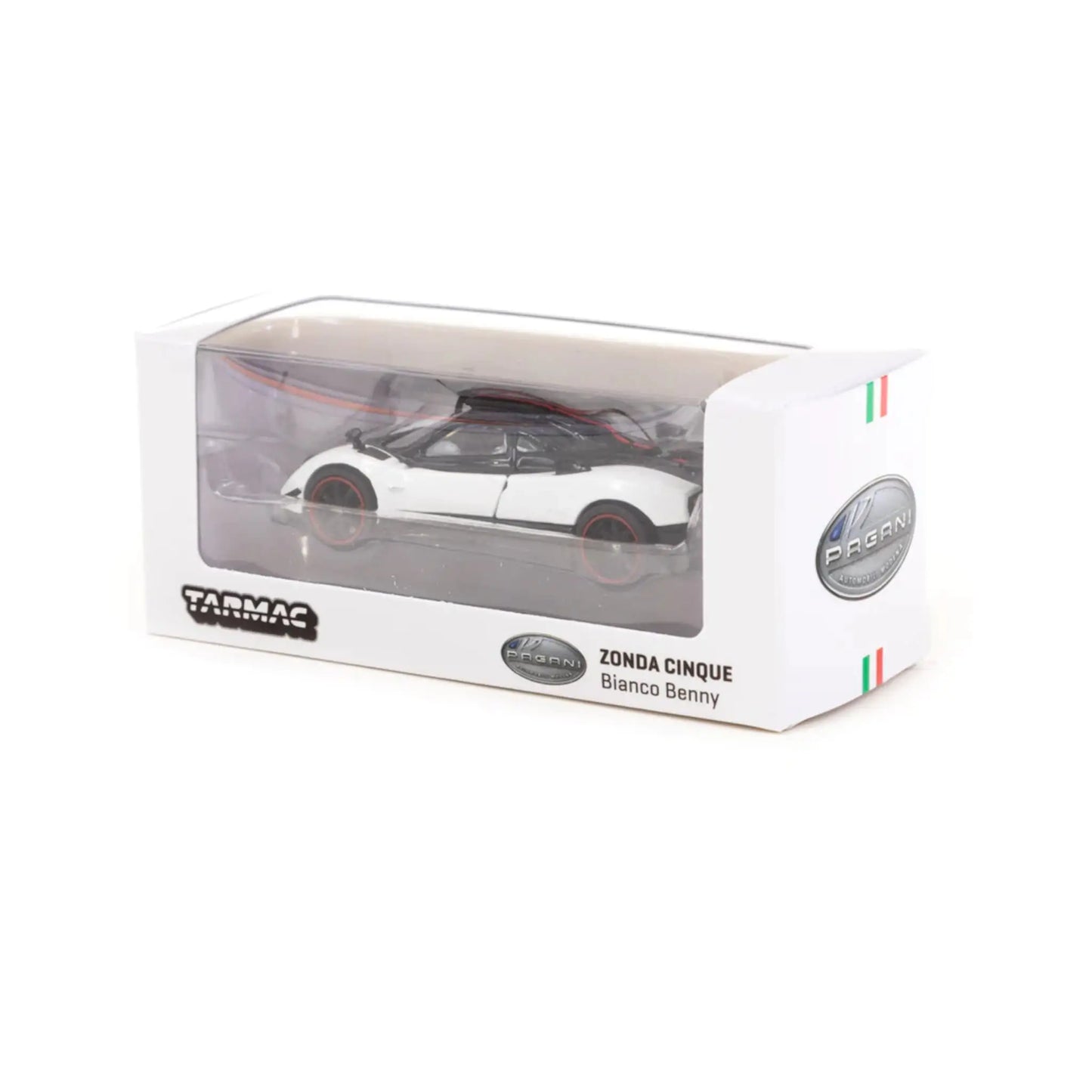 Pagani Zonda Cinque Bianco Benny Tarmac Works 1/64 | Motors Miniatures