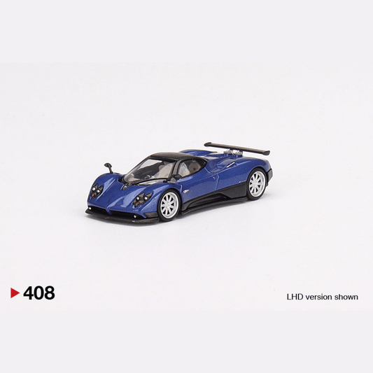 Pagani Zonda F Blu Argentina RHD Mini GT 1/64 - MGT00408 - R