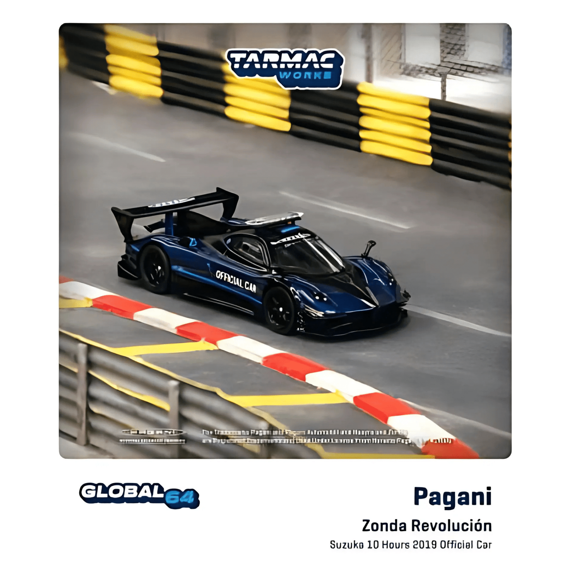 Pagani Zonda Revolucion 10H Suzuka 2019 Official Car Tarmac Works 1/64 - TC - T64GTL016BL2