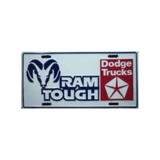 Plaque métal Dodge Trucks Ram Tough Tac signs | Motors Miniatures
