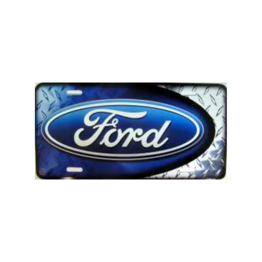 Plaque métal Ford Diamond Flat Tac signs - fun00882
