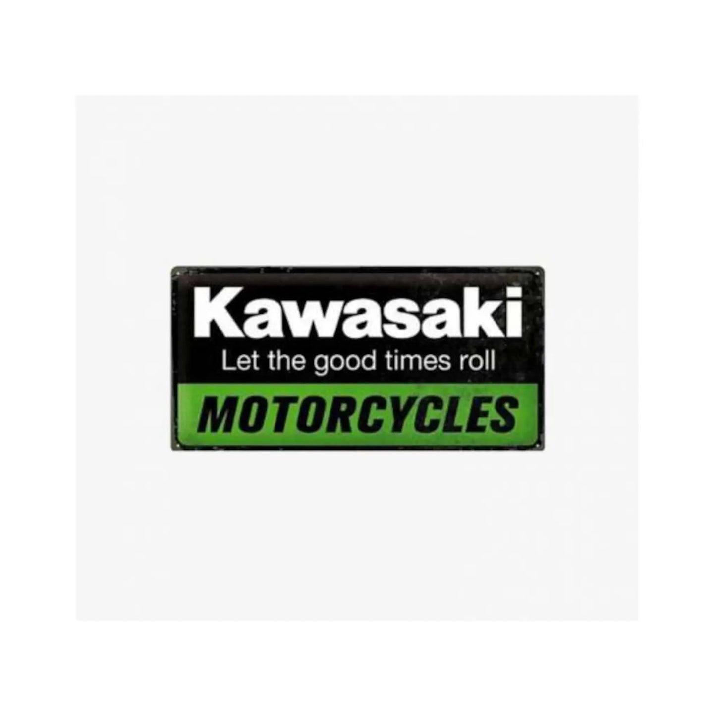 Plaque métal Kawasaki Genuine Parts Tac Signs - tacL3D27025