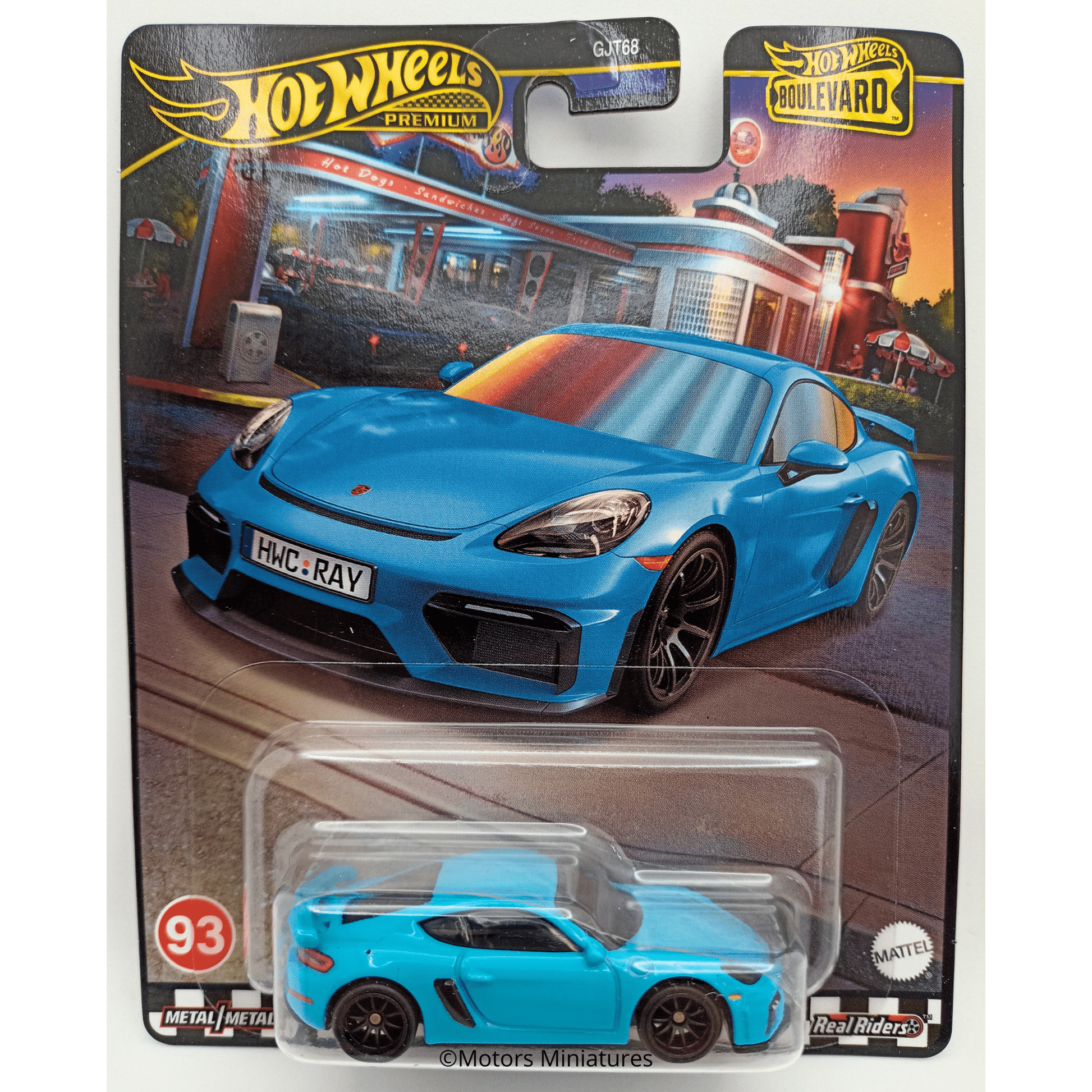 Porsche 718 Cayman GT4 Hotwheels 1/64 - HRT71 - GTJ68