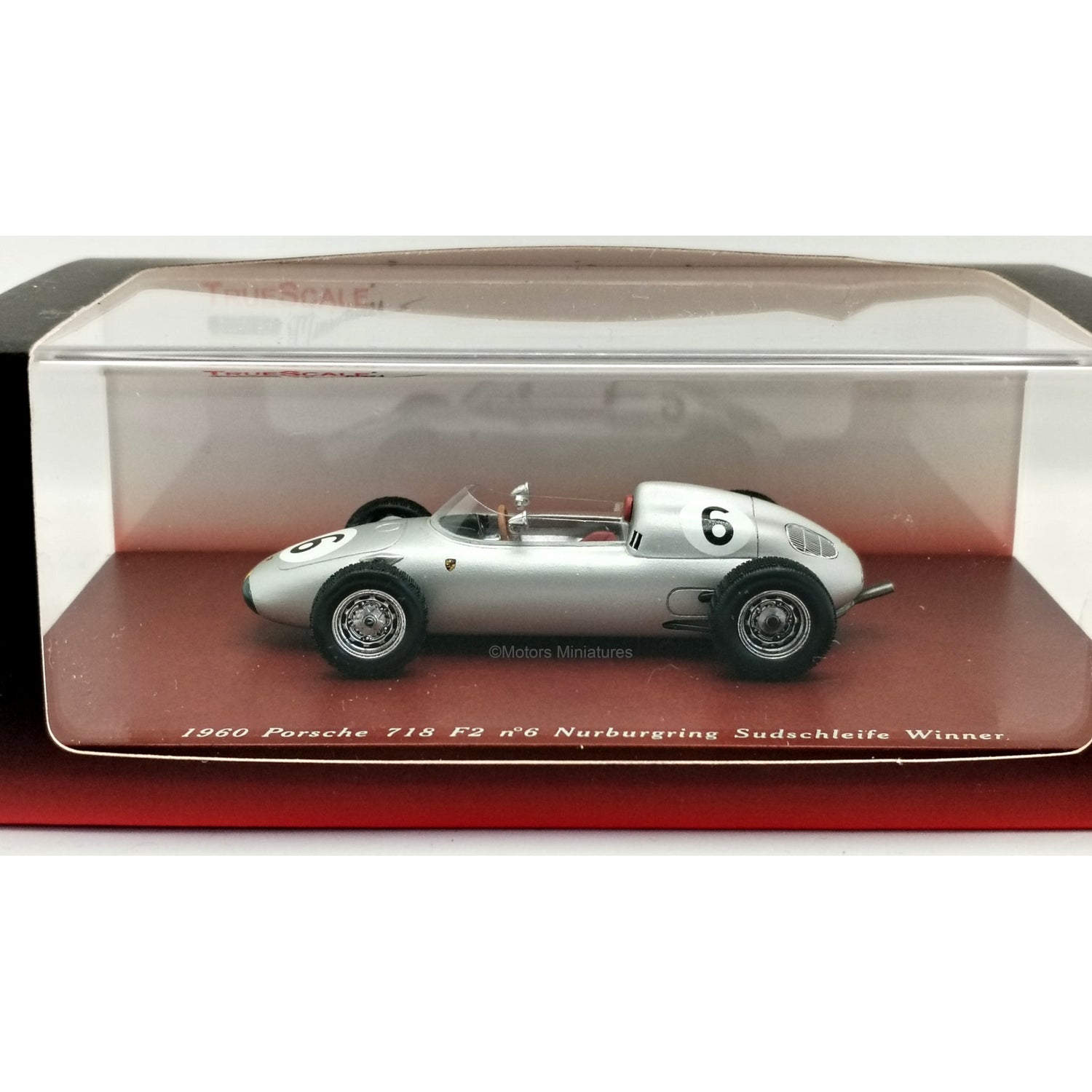 Porsche 718 F2 #6 1960 Nurburgring Sudschleife Winner TrueScale 1/43 - TSM114308