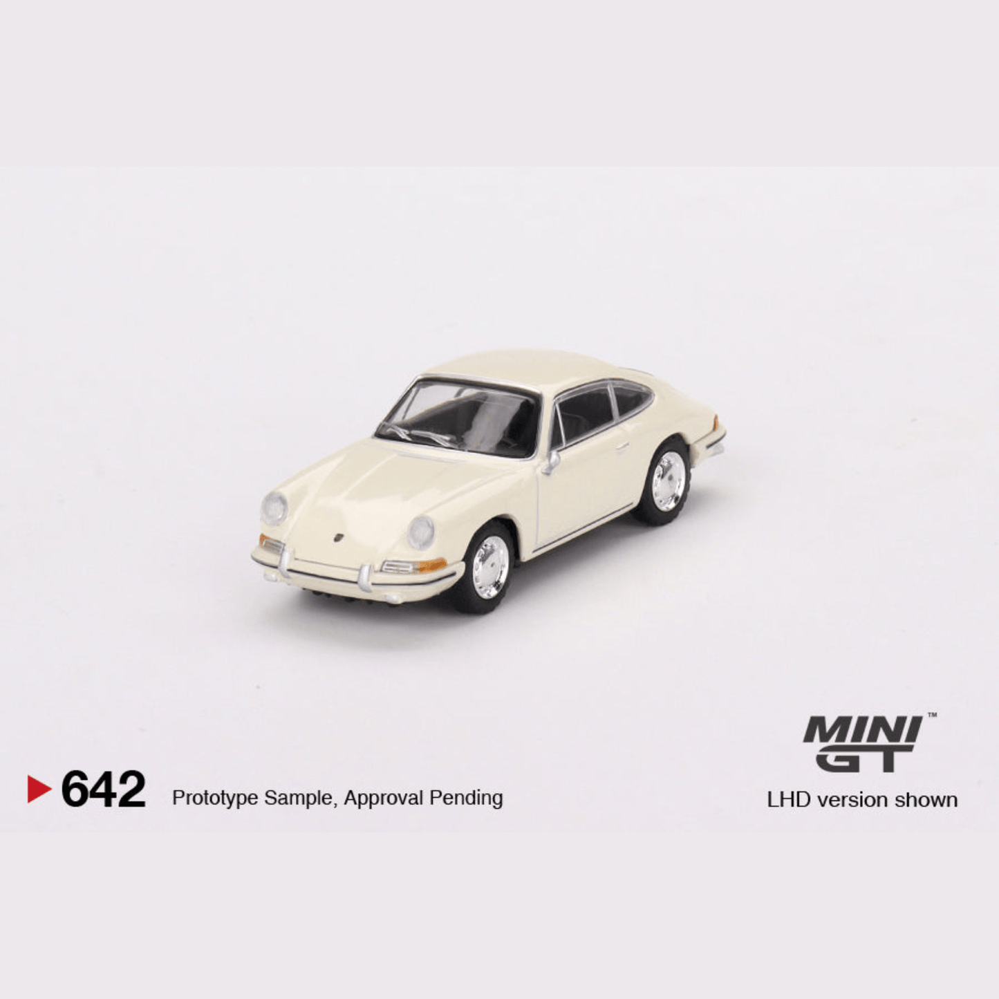 Porsche 901 1963 Ivory LHD Mini GT 1/64 - MGT00642 - L