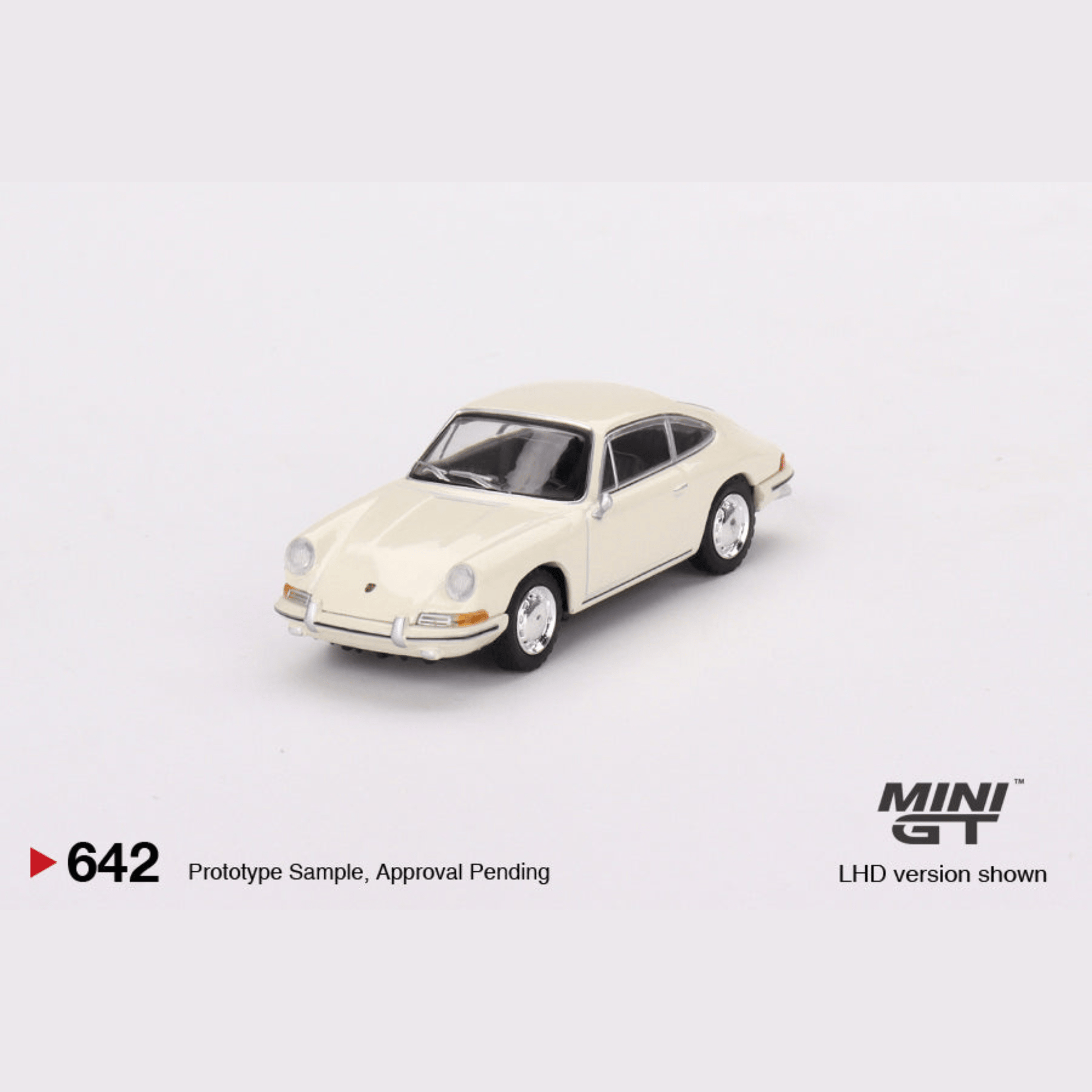 Porsche 901 1963 Ivory LHD Mini GT 1/64 - MGT00642 - L