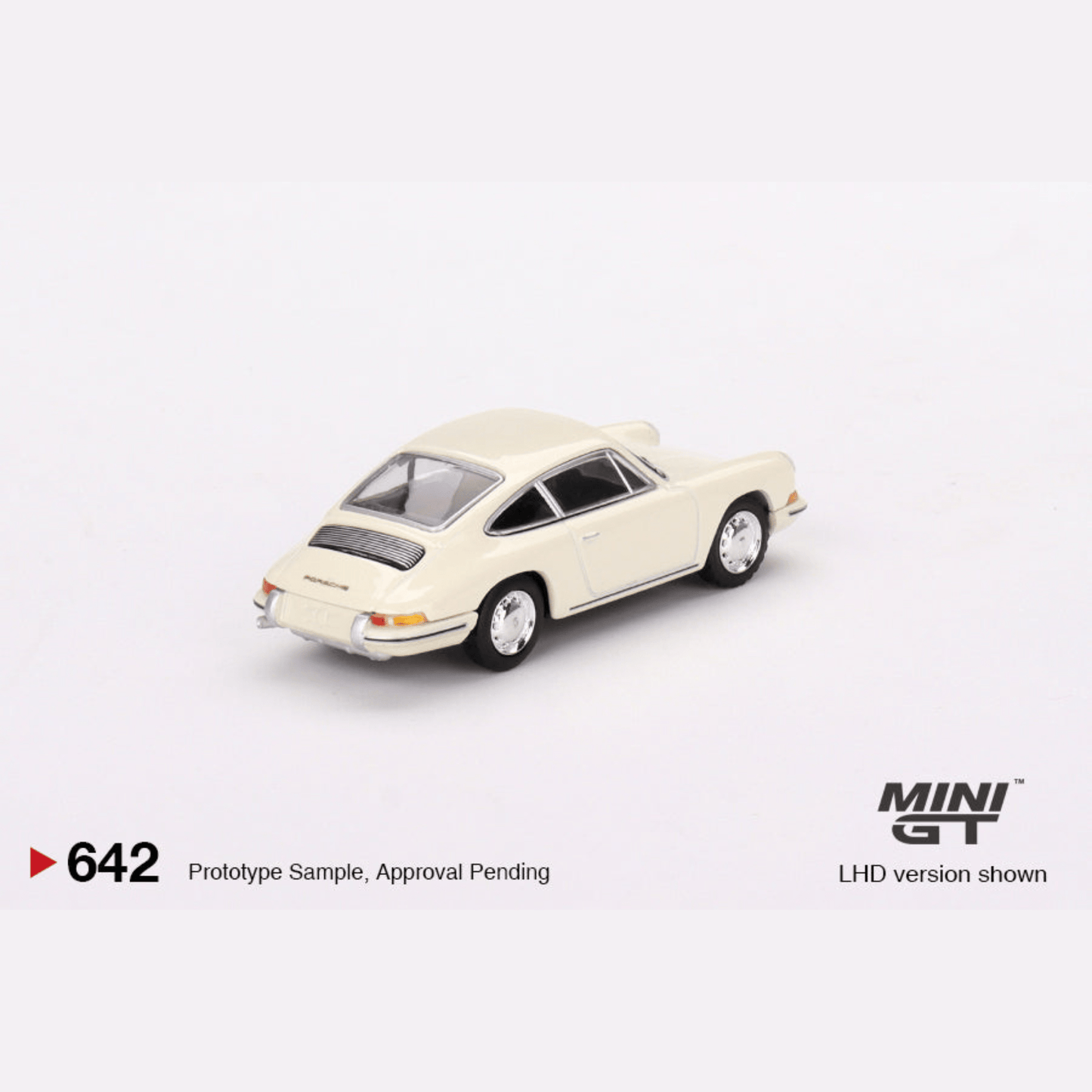 Porsche 901 1963 Ivory LHD Mini GT 1/64 - MGT00642 - L