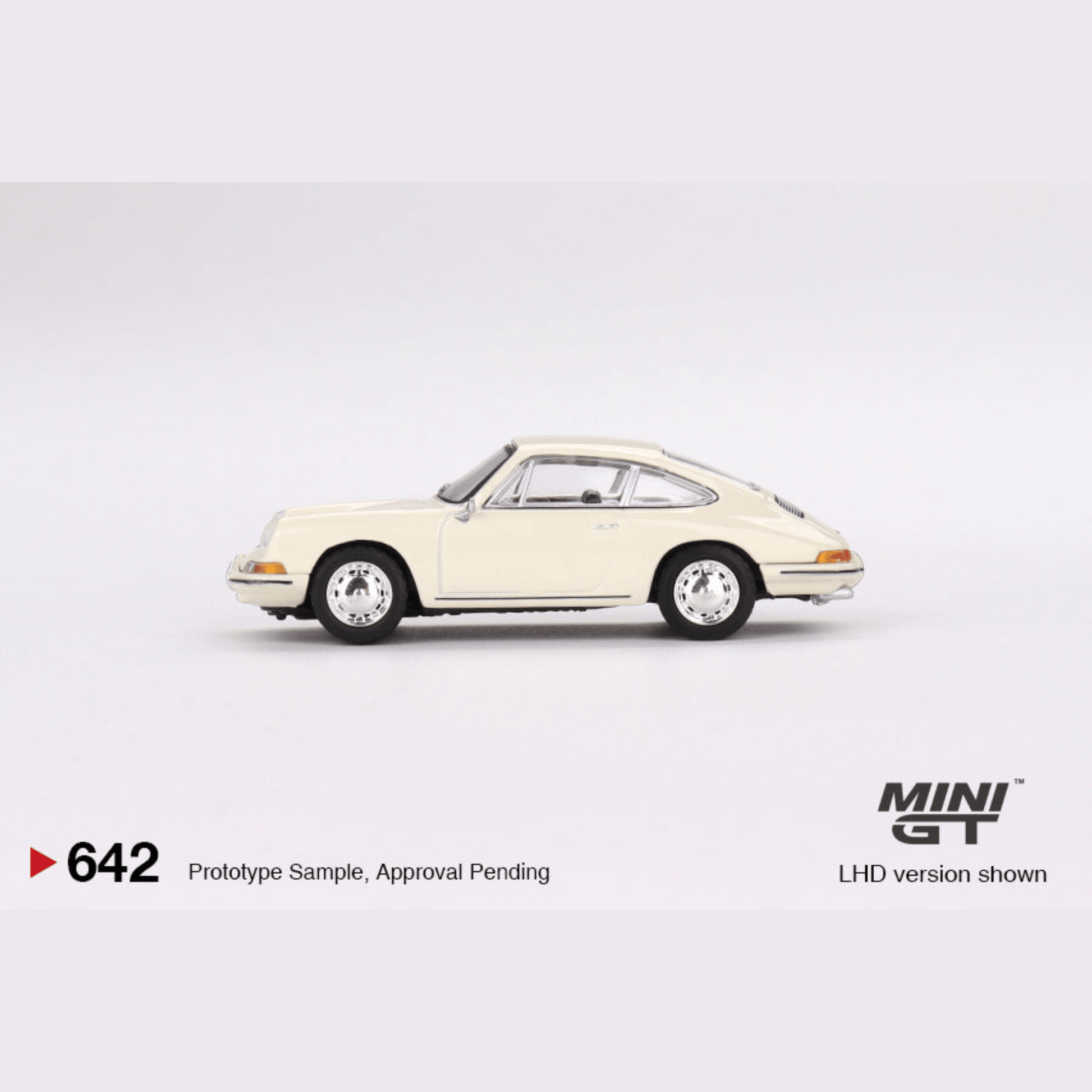 Porsche 901 1963 Ivory LHD Mini GT 1/64 - MGT00642 - L