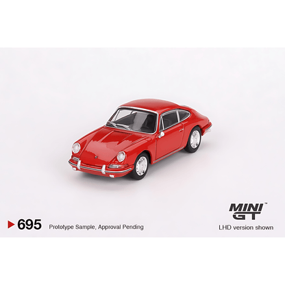 Porsche 901 1963 LHD Signal Red Mini GT 1/64 - MGT00695 - L