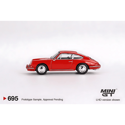 Porsche 901 1963 LHD Signal Red Mini GT 1/64 - MGT00695 - L