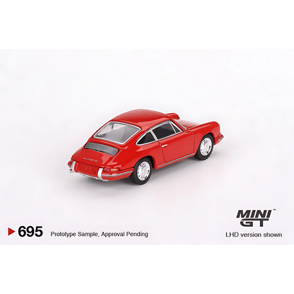 Porsche 901 1963 LHD Signal Red Mini GT 1/64 - MGT00695 - L