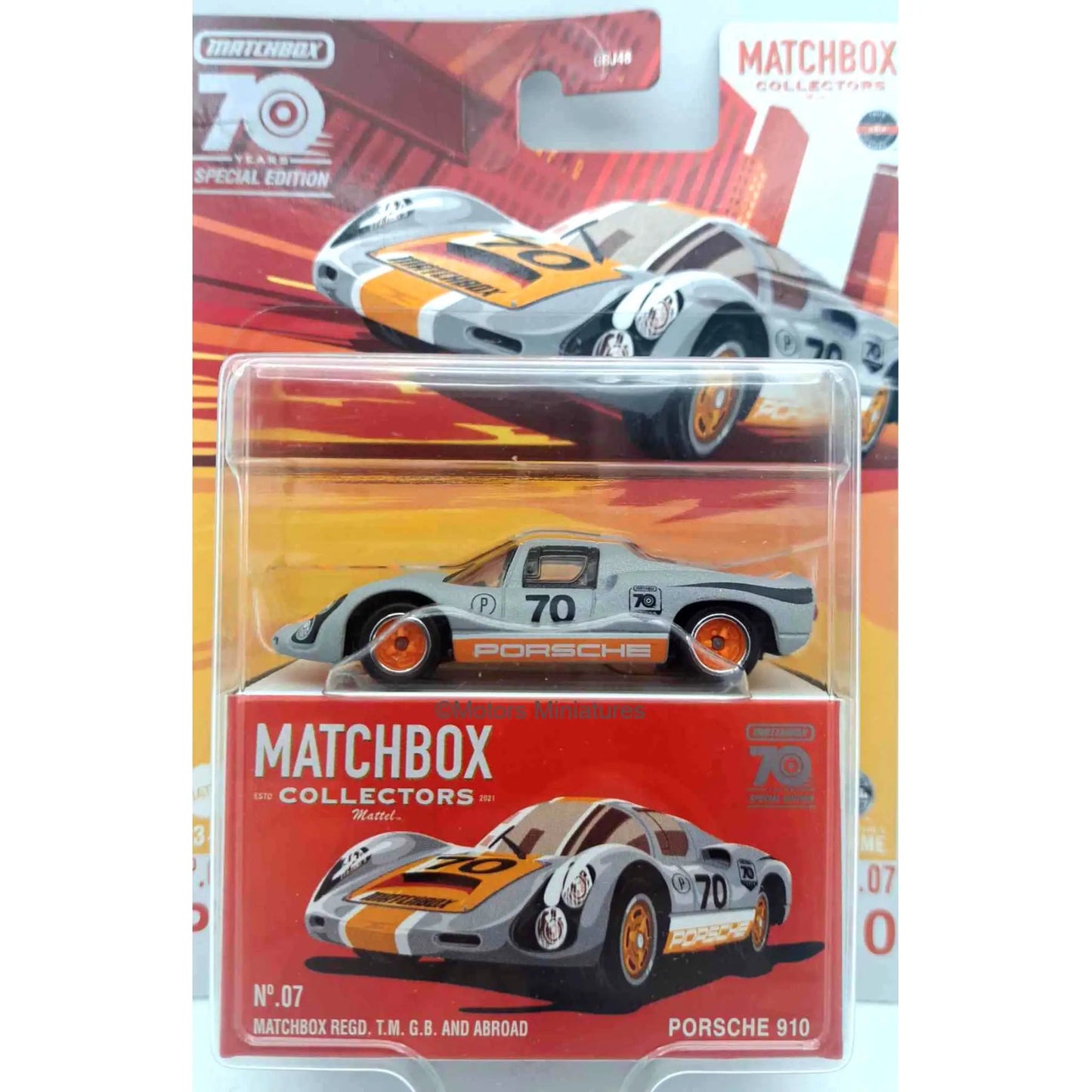 Porsche 910 #70 Matchbox 1/64 - MBGBJ48-965T-9