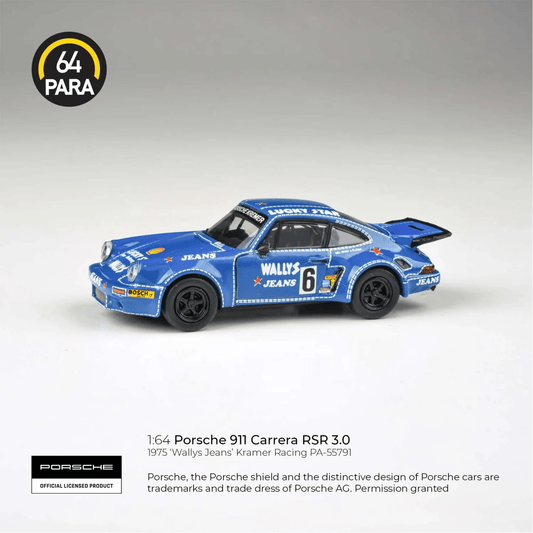 Porsche 911 3.0 RSR 1975 LHD wally's jeans Para64 1/64 - PA - 55791