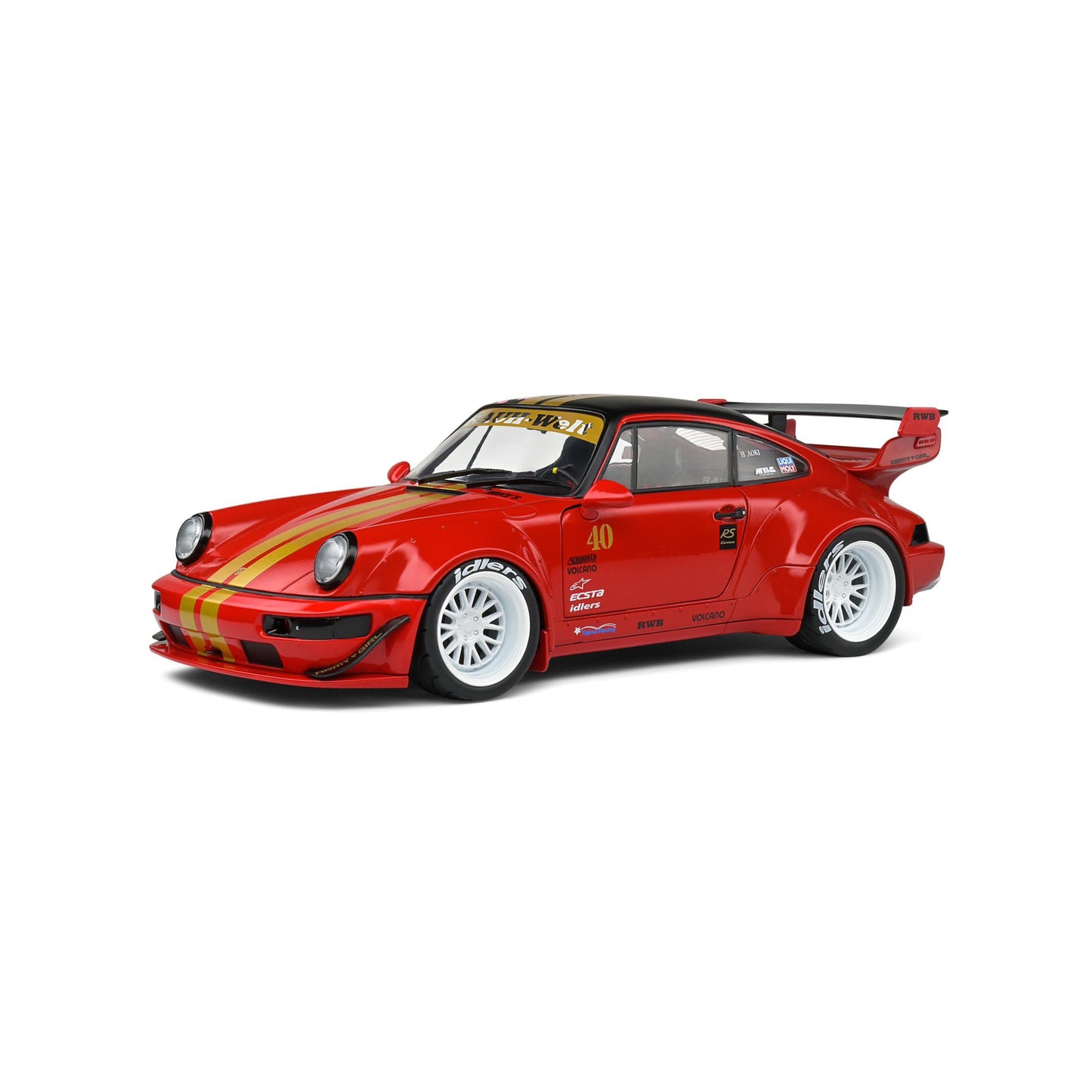 Porsche 911 964 RWB Bodykit 2021 Rouge Solido 1/18 - S1807506