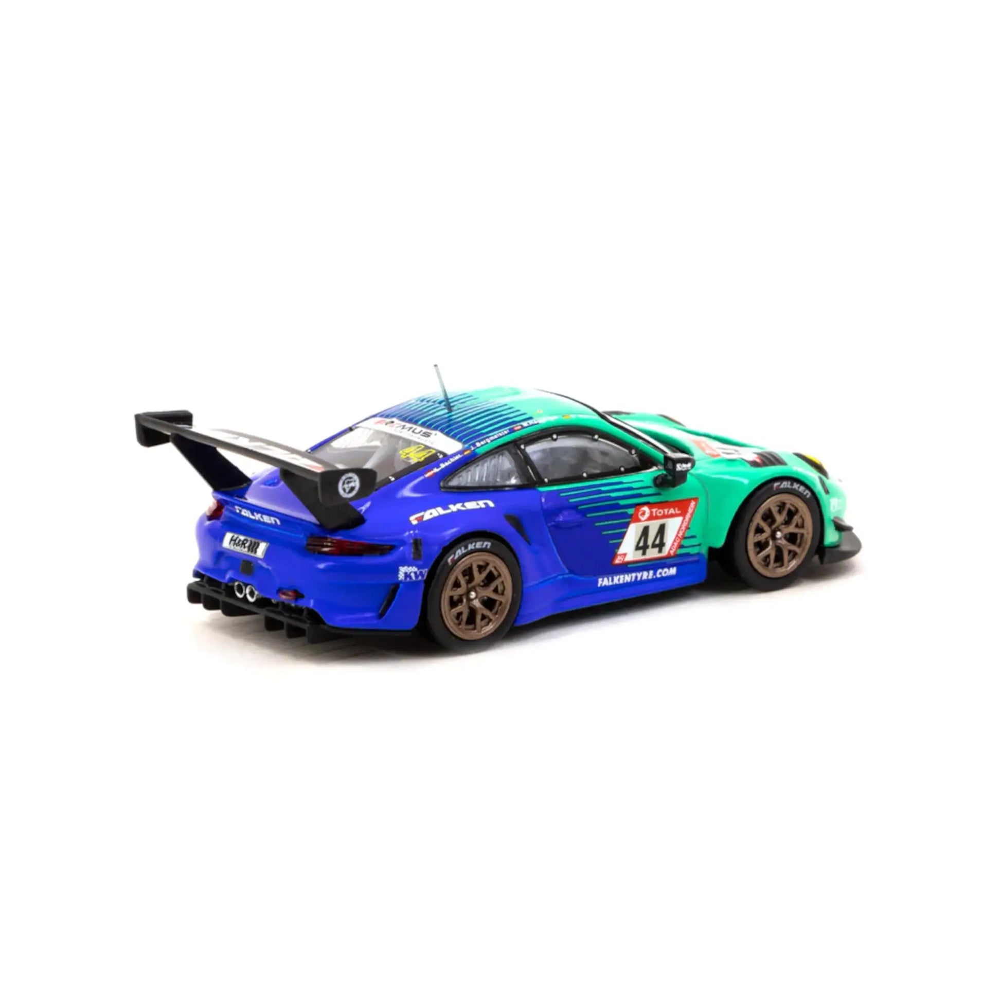 Porsche 911 GT3 R #44 24h Nurburgring 2019 Tarmac Works 1/64 | Motors Miniatures