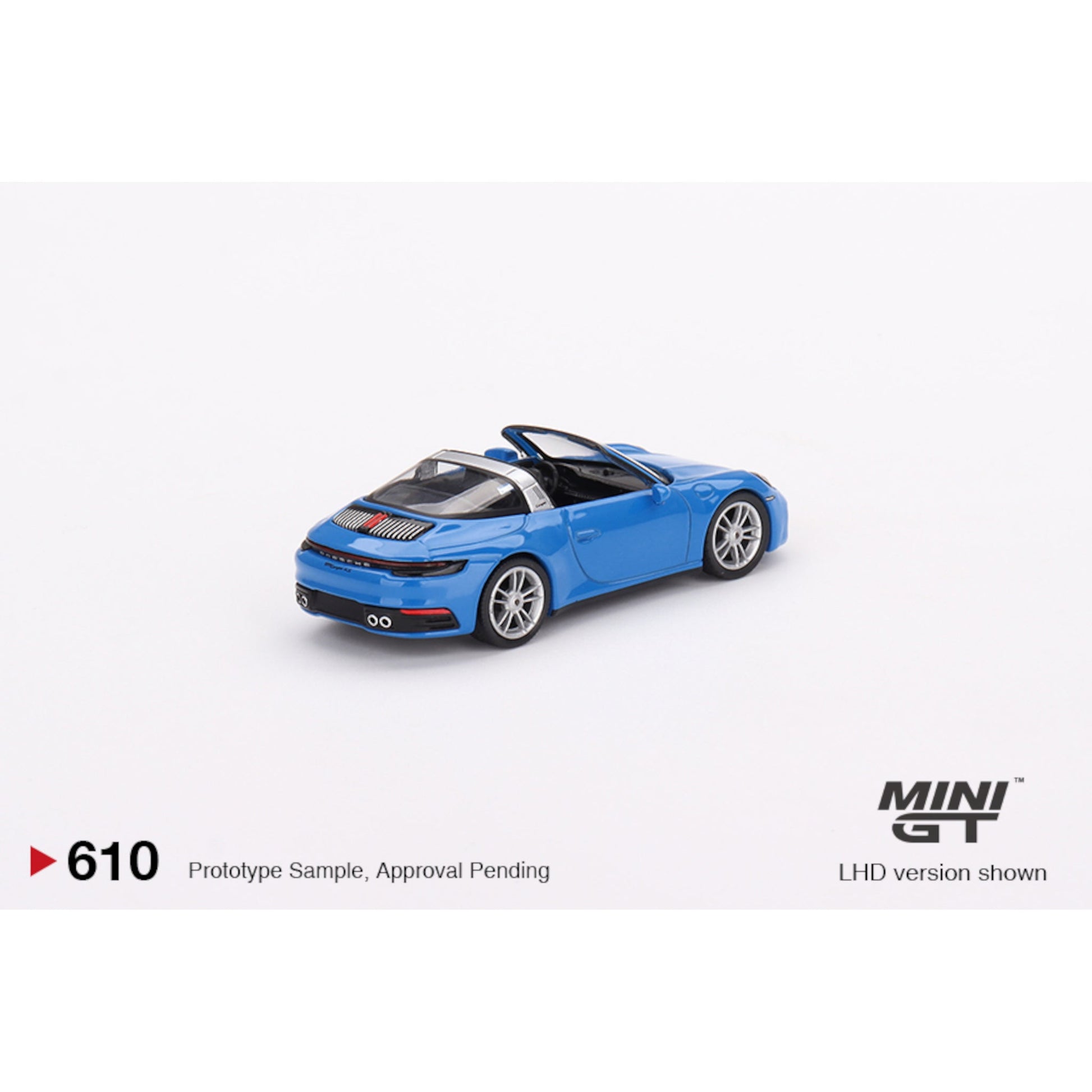 Porsche 911 Targa 4S RHD Shark Blue Mini GT 1/64 - MGT00610