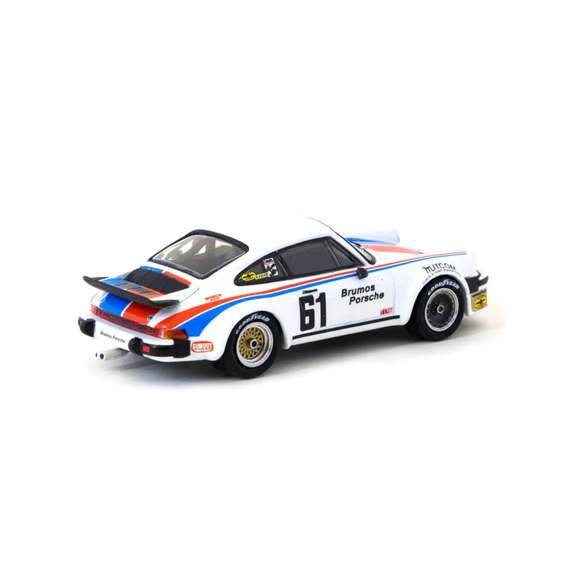 Porsche 934 #61 Brumos Racing 24H Daytona 1977 Tarmac Works X Minichamps 1/64 - TC-T64MC003DAY