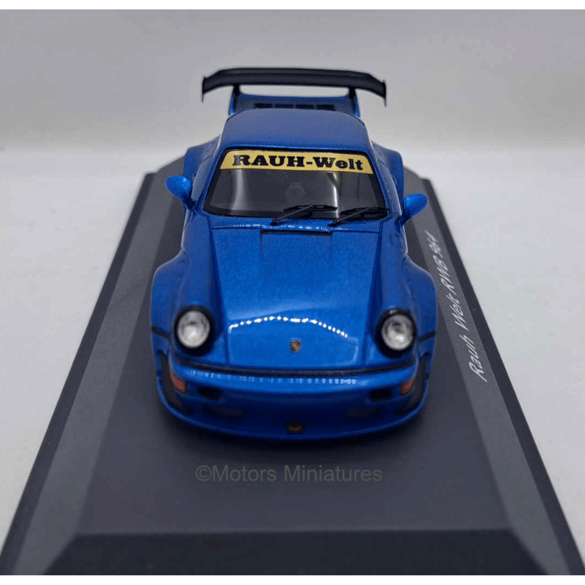 Porsche 964 Rauh Welt RWB Bleu Schuco 1/43 - schuco9114