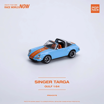 Porsche Singer Targa (Gulf) Pop Race 1/64 - PR640078