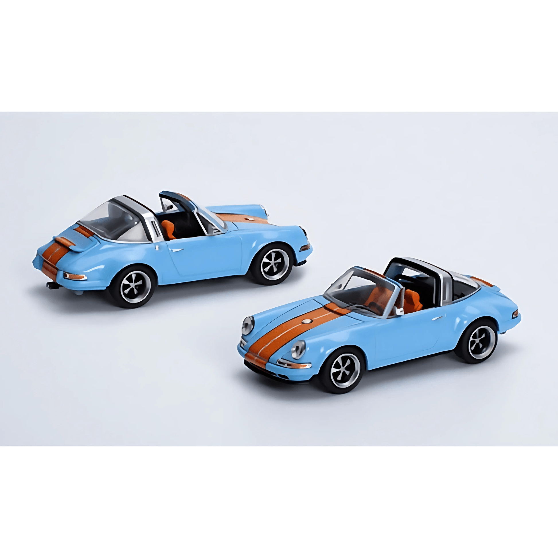 Voiture miniature Porsche Singer Targa Gulf Pop Race 1 64 Motors Miniatures