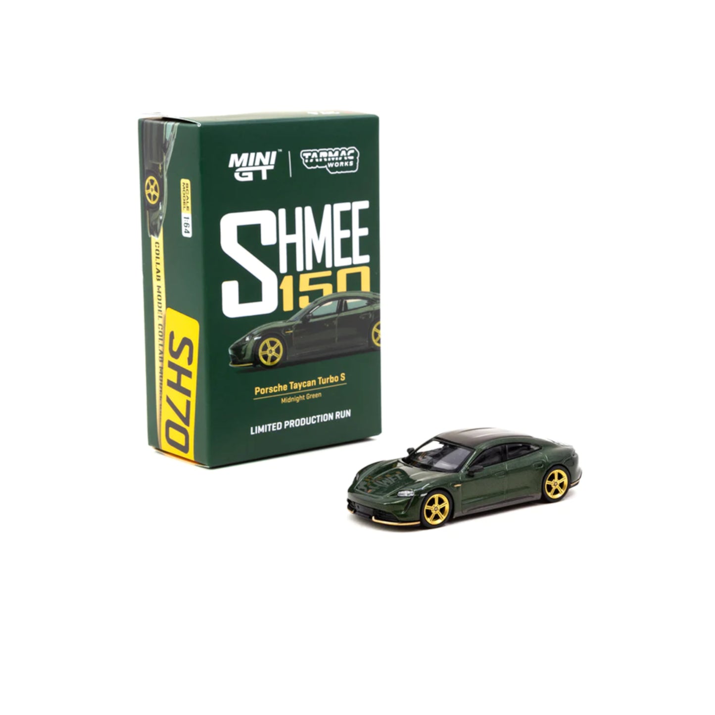 Porsche Taycan Turbo S RHD Tarmac Works X Mini GT X SHMEE150 1/64 | Motors Miniatures