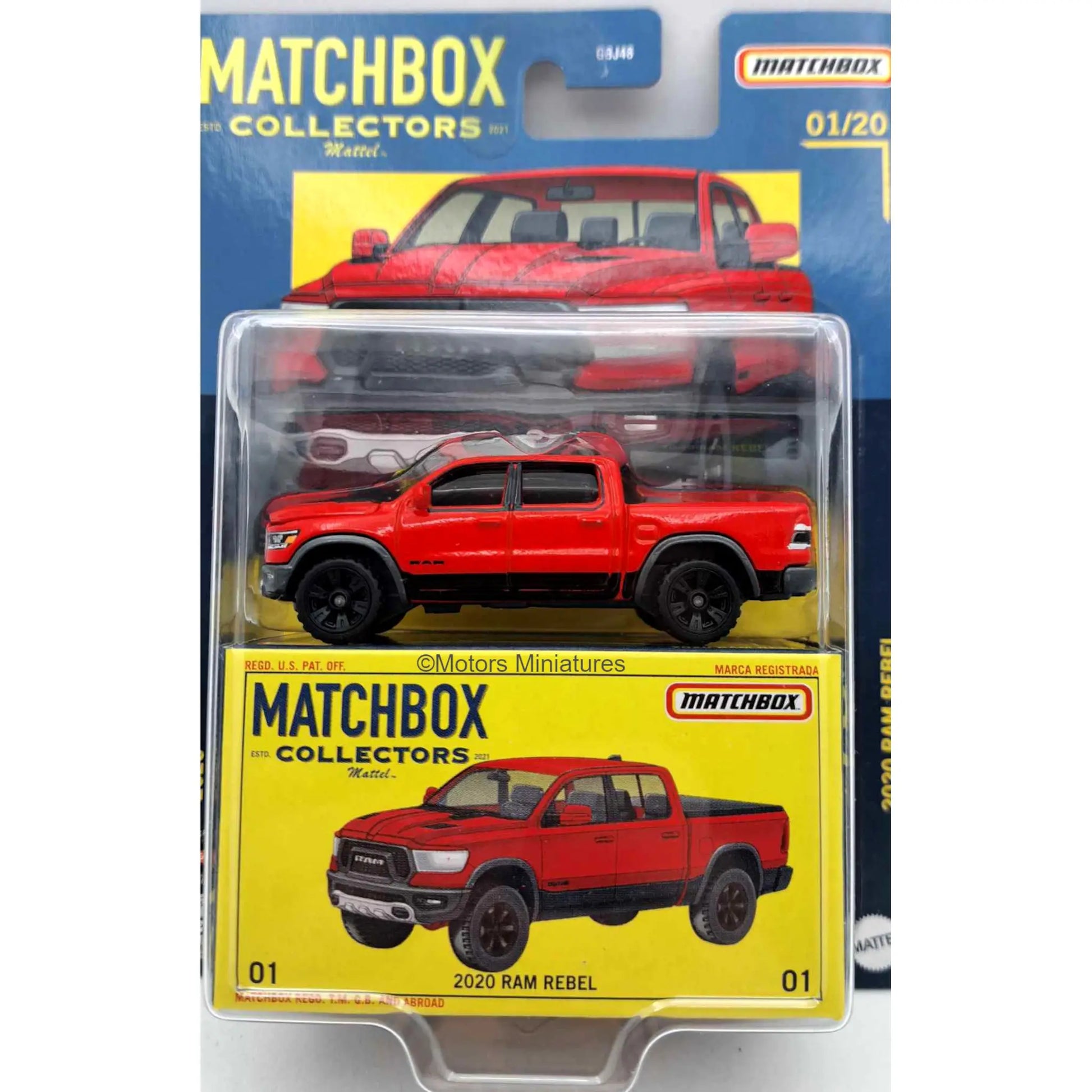 RAM Rebel 2020 Matchbox 1/64 | Motors Miniatures