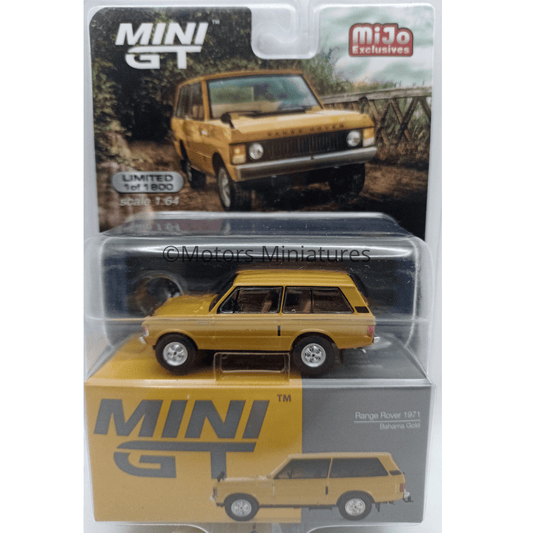 Range Rover 1971 Bahama Gold LHD Mini GT 1/64 - MGT00495 - MJ