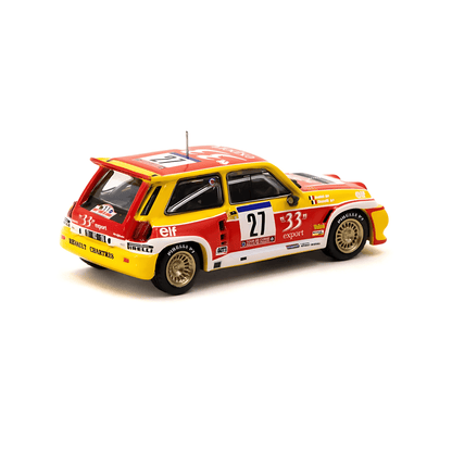 Renault 5 MAXI Turbo #27 Tour de Corse Rallye de France 1985 Tarmac Works 1/64 - T64 - TL061 - 85TDC27