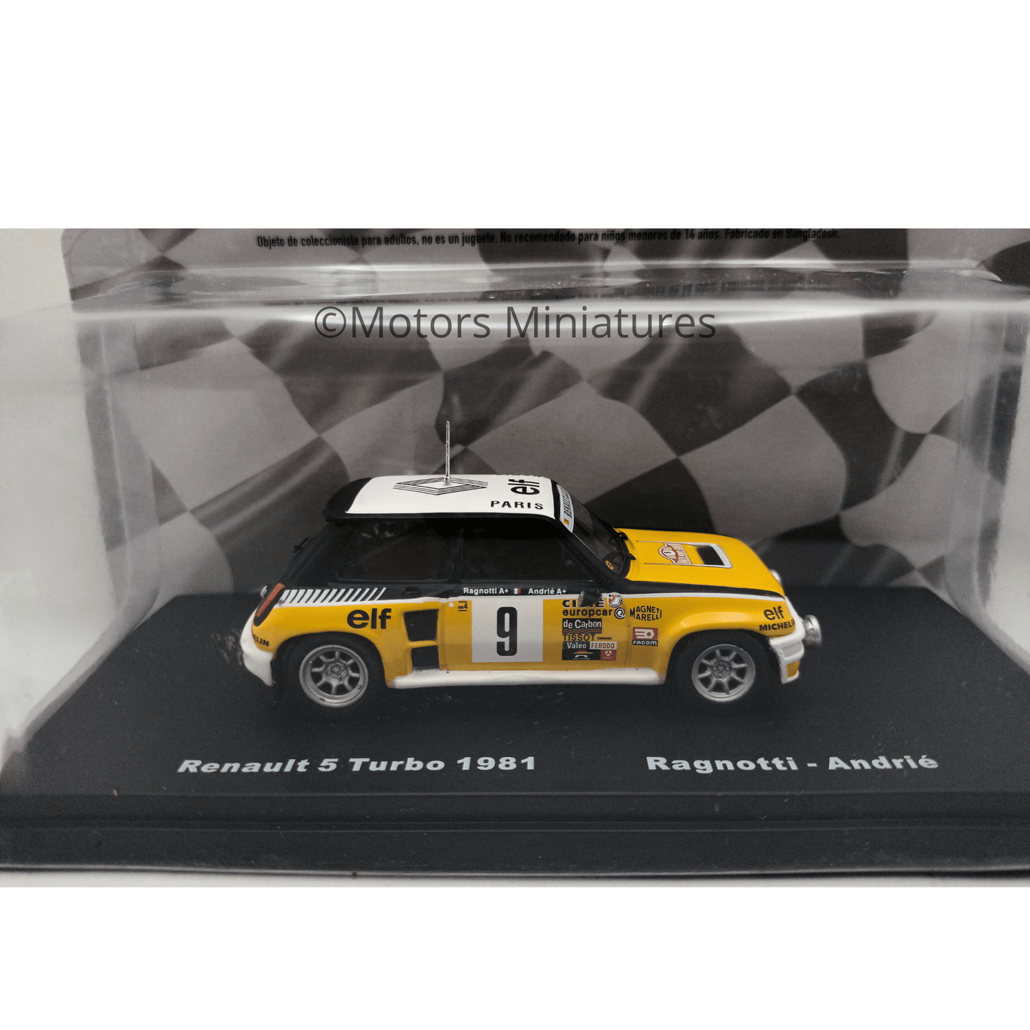 Renault 5 Turbo #9 Ragnotti/Andrie 1981 Magazine Models 1/43 - MagRARenault