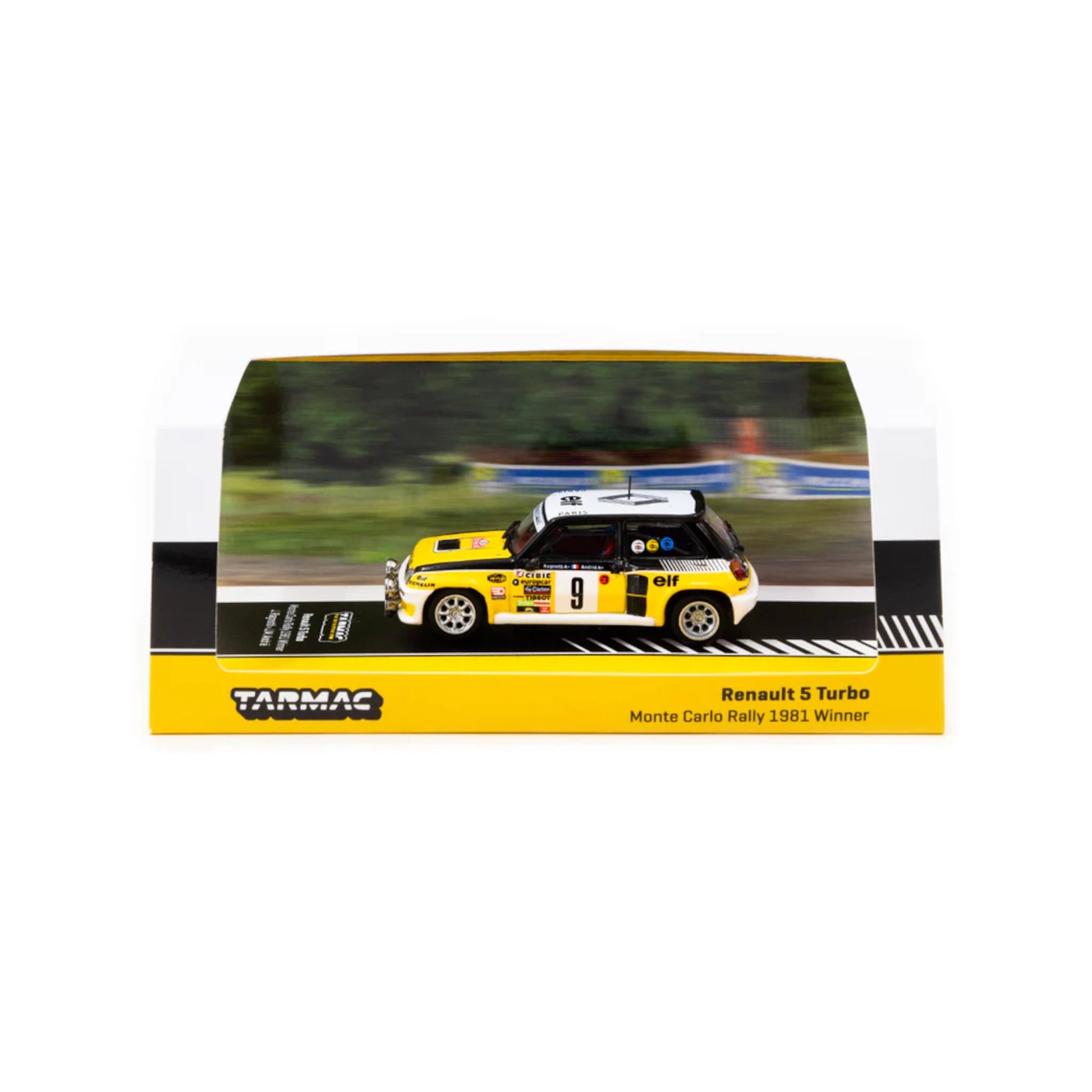 Renault 5 Turbo Monte Carlo Rally 1981 #9 Winner J.Ragnotti Tarmac Works 1/64 - TCT64TL060881MCR