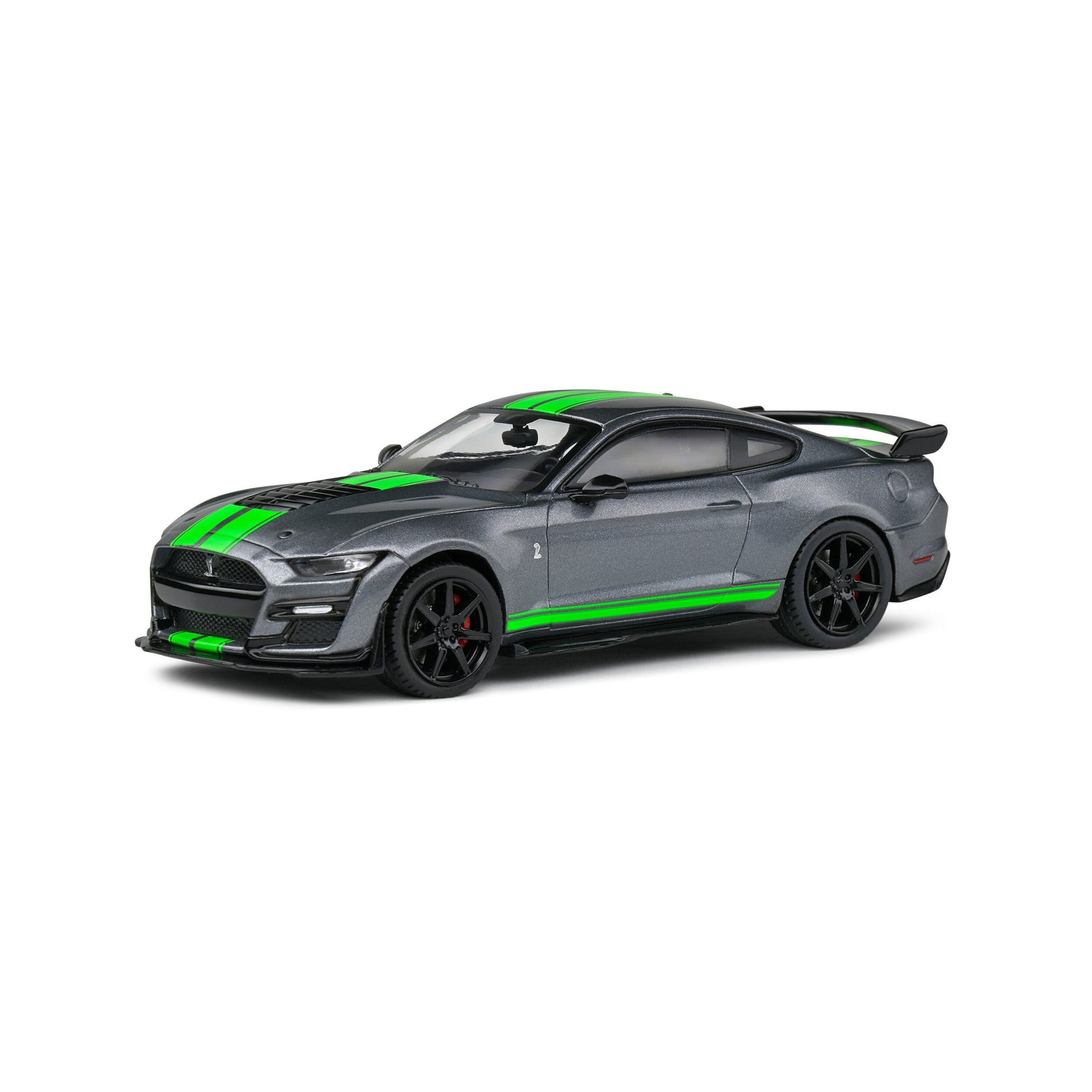 Shelby Mustang GT 500 Grey-Green Stripes 2020 Solido 1/43 - S4311504