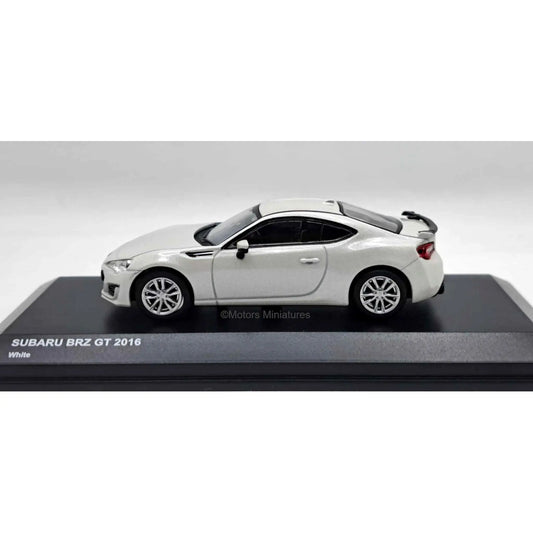 Subaru BRZ GT 2016 white Kyosho 1/64 | Motors Miniatures