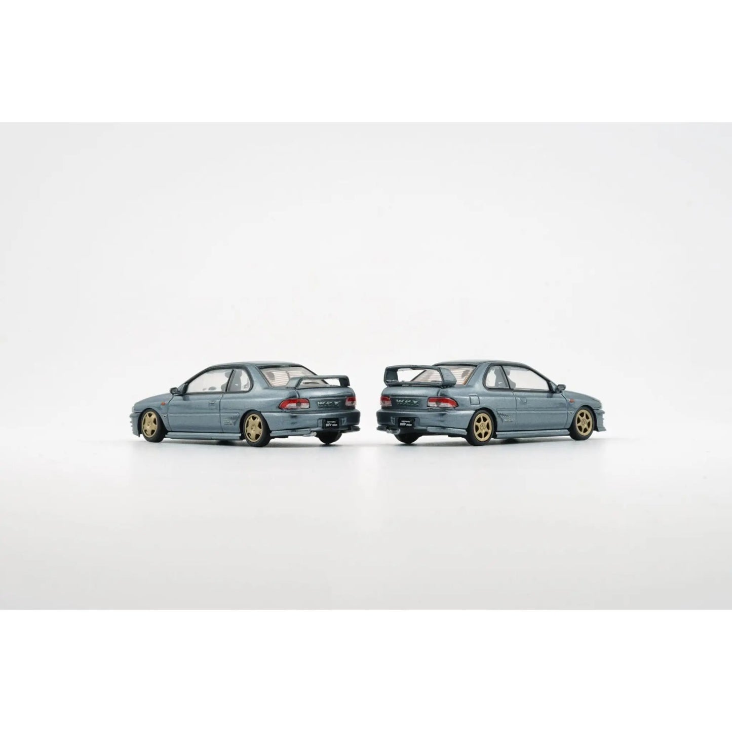 Subaru Impreza WRX Type R generation 3 till 6 dolphin grey LHD BM Creations 1/64 | Motors Miniatures
